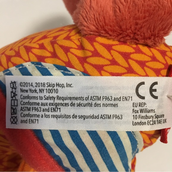 Skip Hop Fox Rattle learning plush stuffed animal baby mobile teething… - Picture 8 of 11